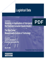 Integrating Logistical Data