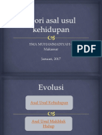 Teori Asal Usul Kehidupan