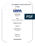 Universidad Abierta para Adultos (UAPA) : English Two