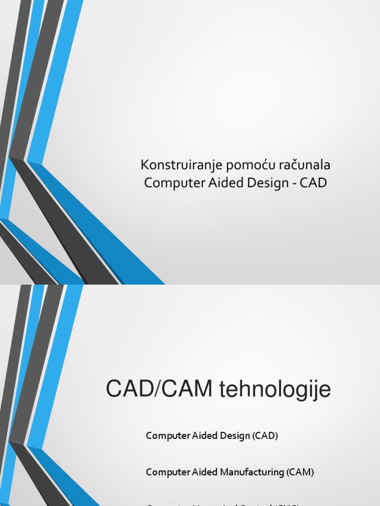4 CAD I Druge Tehnologije | PDF