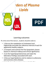 Disorders of Plasma Lipid 2017-18