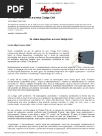 Os Clubes Desportivos e o Novo Código Civil - Migalhas de Peso