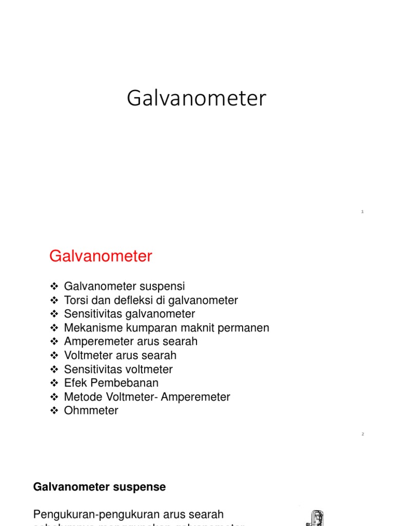 Galvanometer