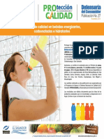 Análisis de Calidad en Bebidas Energizantes, Carbonatadas e Hidratantes PDF