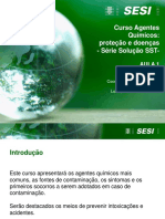 Curso sobre agentes químicos: proteção e doenças