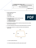 Diagnóstico Matematicas 