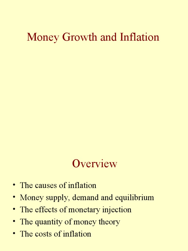 Understanding Inflation and Money Supply | PDF | Money Supply | Inflation