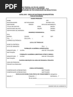 Edital 2018 -Ficha de InscriÇÃo Doutorado