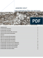 Centrorcohas, 2017 - Informativo Das Exportações de Rochas