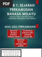 Bab 1 Sejarah Perkamusan Bahasa Melayu