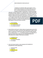 Examen Ordinario de Ginecología 2017