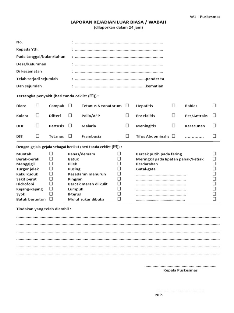Formulir W1