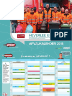 Afvalkalender Leuven Heverlee B 2018