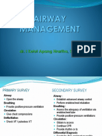 Airway Management DR Apang