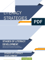 Early Literacy Strategies