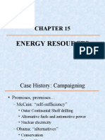 Energy Resources and Policy Options