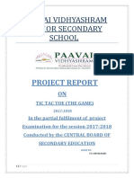 Paavai Vidhyashram Senior Secondary School: Project Report