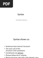 Syntax Transformations