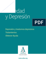 Ansiedad y Depresión Depresión y trastornos depresivos Tratamientos 2017