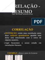 Correlação e Regressão Linear