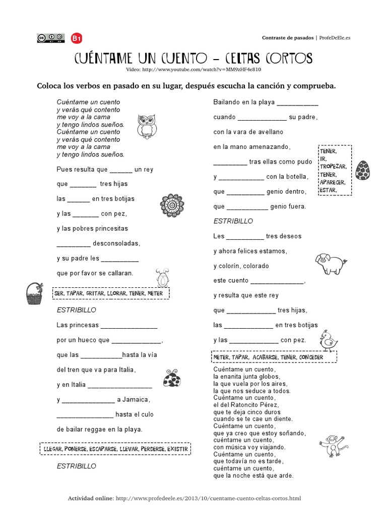 Ficha Celtas Cortos Cuentame Un Cuento ficha celtas cortos cuentame un cuento