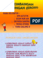 Keseimbangan Lingkungan (Erosi)