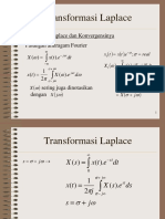 Transformasi Laplace: Alihragam Laplace Dan Konvergensinya Pasangan Alihragam Fourier