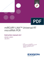 Universal RT MicroRNA PCR Manual
