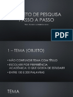 Projeto de Pesquisa Passo a Passo