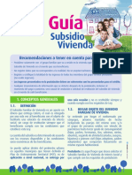 Guía Subsidio Vivienda PDF