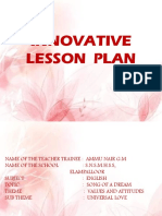 INNOVATIVE LESSON PLAN