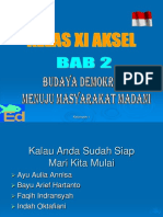 Kls Xi Bab 2 Budaya Demokrasi - PPT (Autosaved)