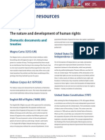 Additional Resources: The Nature and Development of Human Rights