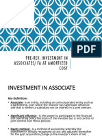 Investments in Associates FA AC Overview