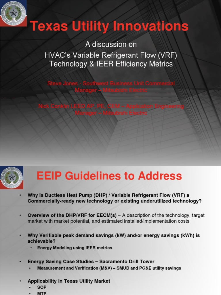 Texas VRF Technology & Energy Efficiency | PDF | Leadership In Energy ...