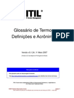 ITIL v3 – Glossario