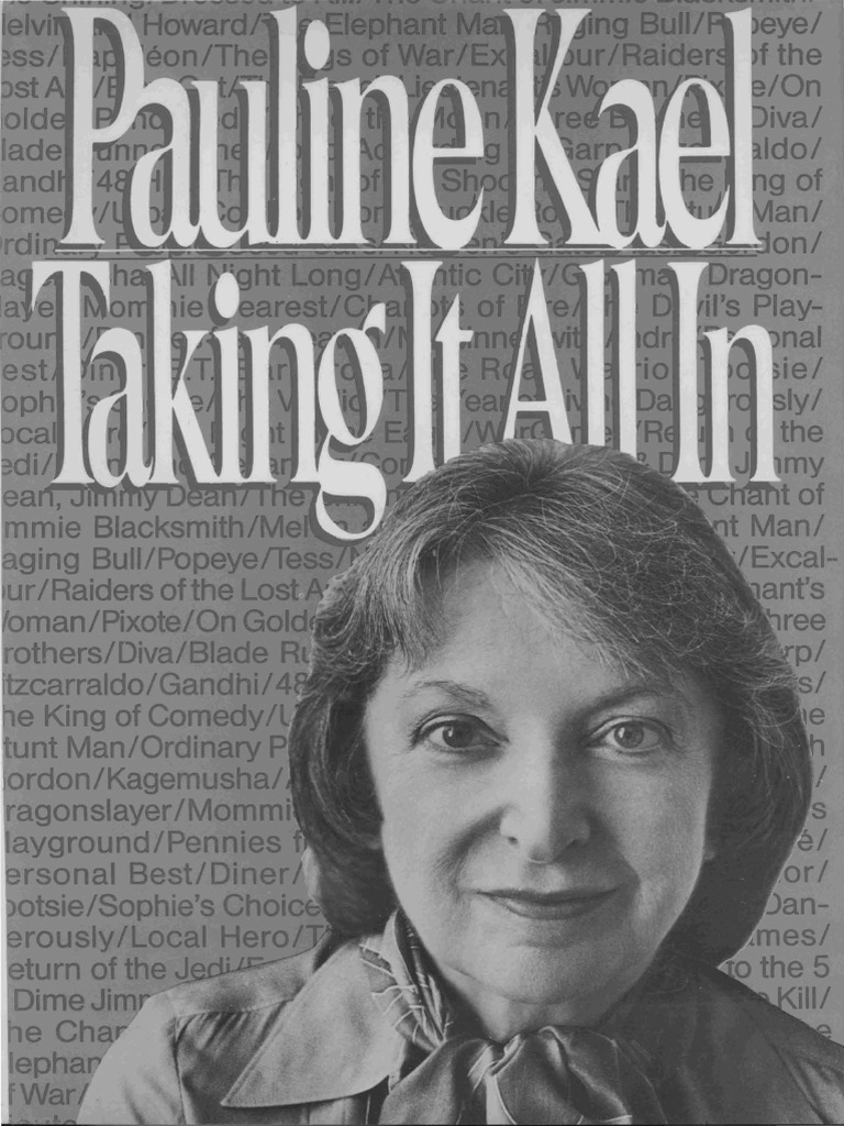 Pauline Kael-Taking It All In-Henry Holt and Co (1984) PDF PDF Leisure
