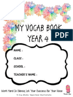 My Vocab Book Y4 PDF