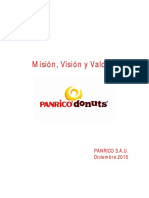 Mision Vision y Valores Panrico