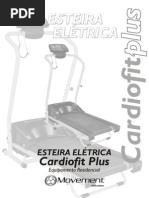 Manual Esteira Cardiofit PLUS Port