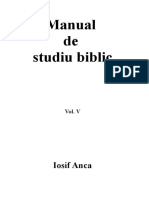 Iosif Anca - Manual de studiu biblic - Vol. V