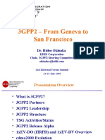 3GPP2 - From Geneva To San Francisco: Dr. Hideo Okinaka