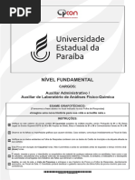 Cpcon 2017 Uepb Auxiliar Administrativo Prova