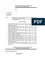 Formulir Penilaian Mutu Kesehatan