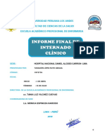 Informe Final - Clinico Callao - 2015 Ruth Tamazon