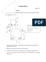MOSFET differential amplifier analysis