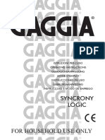Manual Gaggia Syncrony Logic