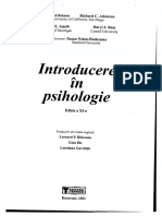 Introducere in Psihologie PDF