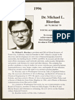Michael L Riordan, The Founder and CEO / Chairman of Gilead Sciences: Washington University Alumni Award