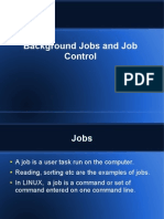 Background Jobs and Job Control